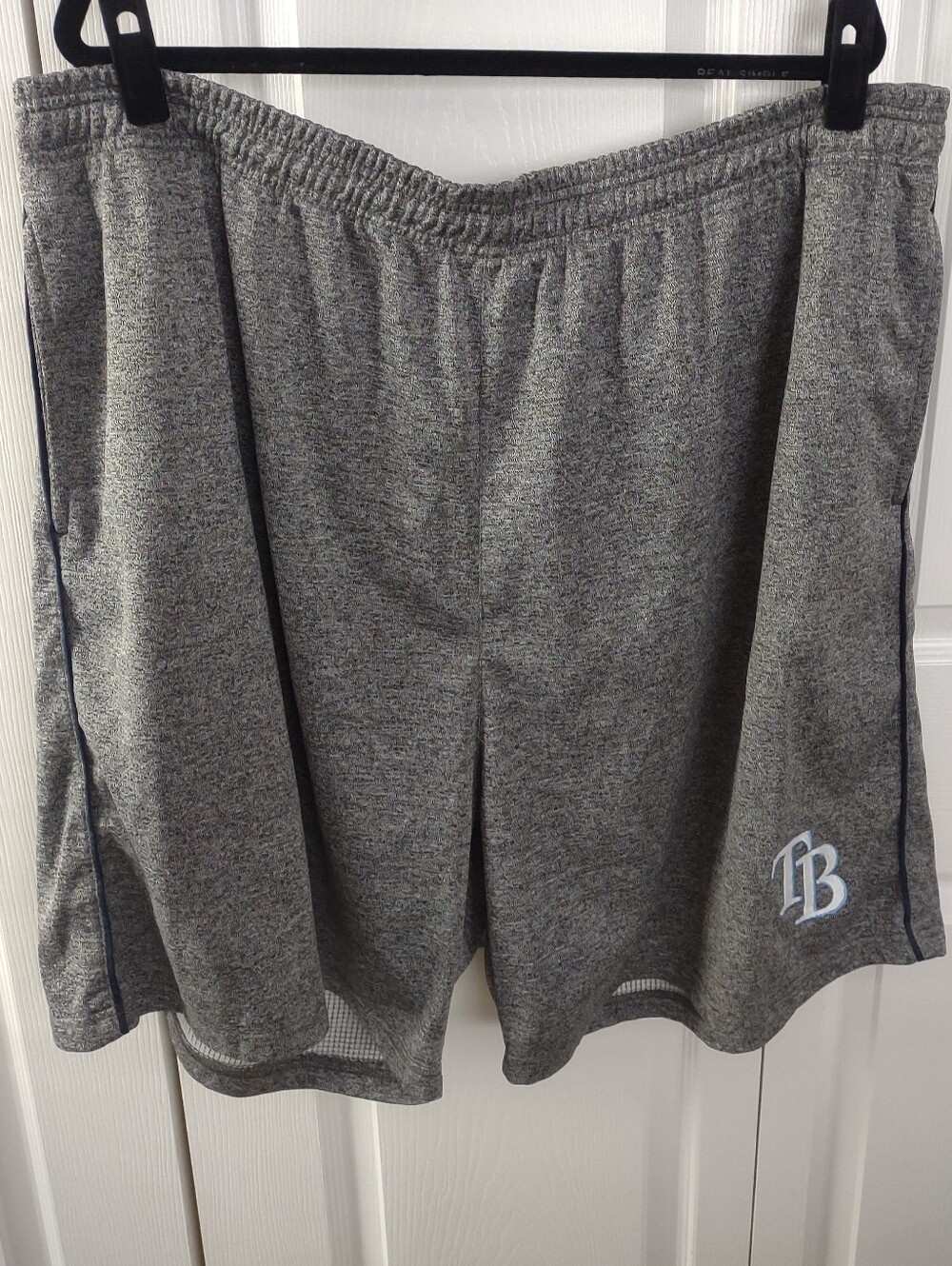 Majestic MLB Tampa Bay Rays Shorts Men's Size 4XL Drawstring Pockets